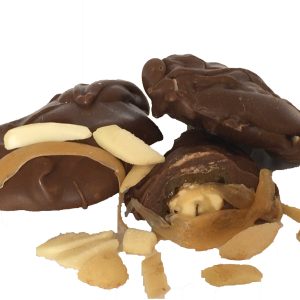 Almond Caramel Turtles
